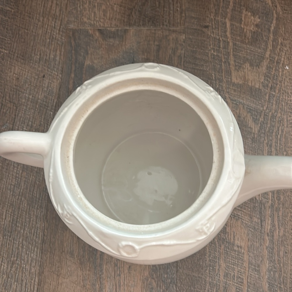 Vintage Porcelier Tea Pot with Lid Sailboat Vitreous China Made in USA Nautical - Picture 5 of 12